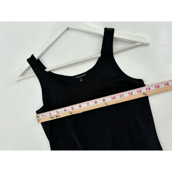 Samuel Dong Blouse Set Womens Small Black Sequins Floral Sheer 2 Piece Buttons - Picture 16 of 16